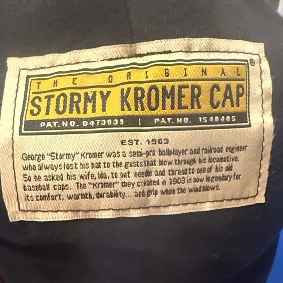 Stormy Kromer Original Cap Olive Green Size 7 3/8 USA Made Wool Hat - Picture 5 of 8